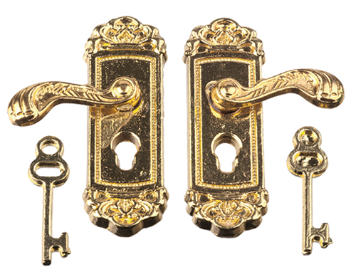 Brass Lock and Key, 4 pc.